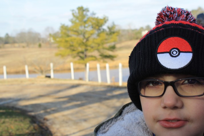Evan on the Farm